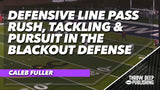 Defensive Line Pass Rush, Tackling & Pursuit Drills in the Blackout Defense