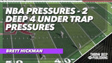 NBA Pressures - 2 Deep 4 Under Trap Pressures