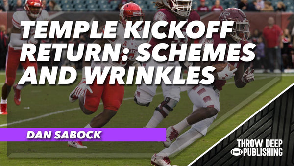 Temple Kickoff Return Schemes and Wrinkles
