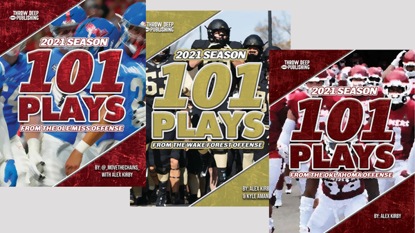 3 Book Bundle - 101 Ole Miss Plays (2021), 101 Oklahoma Plays (2021), 101 Wake Forest Plays (2021)