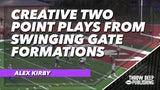 Creative Two Point Plays from Swinging Gate Formations